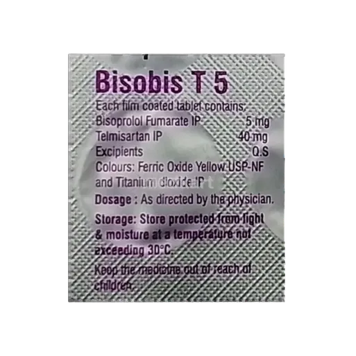 bisobis t 5mg tablet 10's